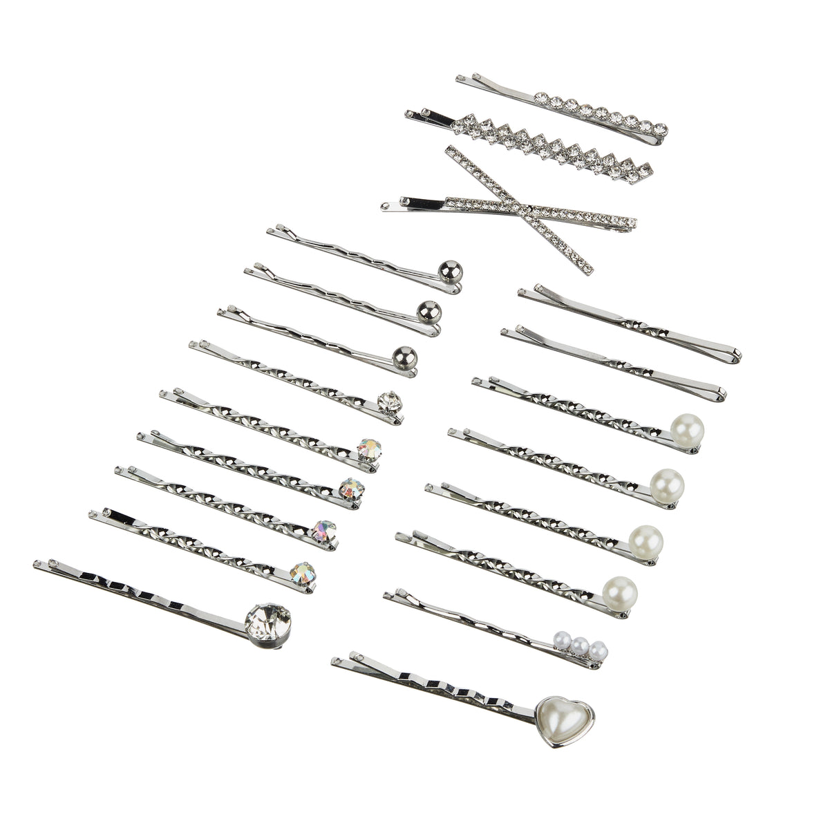 scünci Embellished Silver Bobby Pins, 20 count-043194103782-LR-359251-3-LR eShop