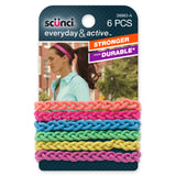 Scünci Everday & Active No Damage Hair Strand Elastics, 6 CT-043194398836-LR-273985-2-LR eShop