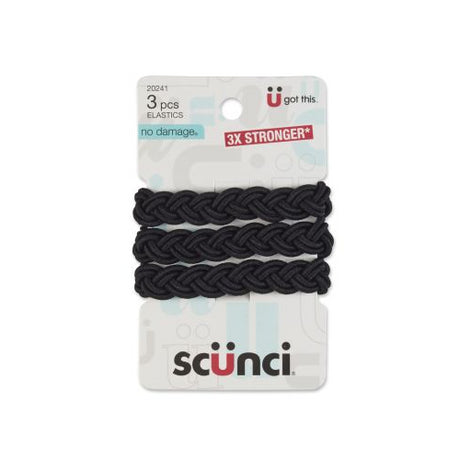 Scünci Everyday & Active No Damage Braided Strand Elactics, 3 CT-043194202416-LR-289869-1-LR eShop