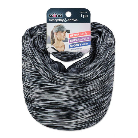 scünci Everyday & Active Sporty Visor Headwrap - One Size, Assorted Colors-043194201310-LR-301415-1-LR eShop