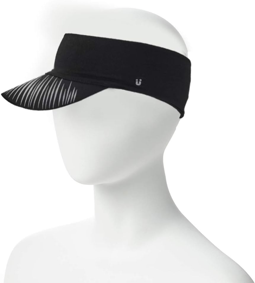 scünci Everyday & Active Sporty Visor Headwrap - One Size, Black-043194206865-LR-302042-4-LR eShop
