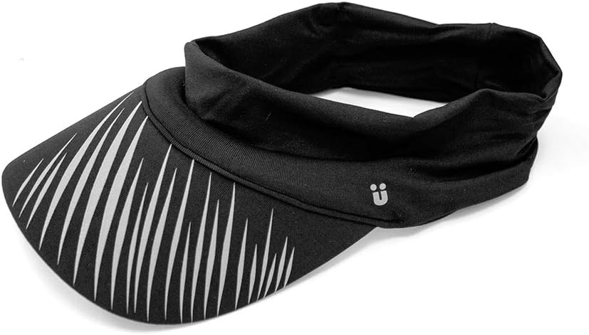 scünci Everyday & Active Sporty Visor Headwrap - One Size, Black-043194206865-LR-302042-5-LR eShop