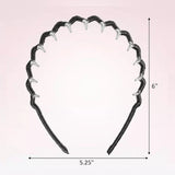scünci Fabric Covered Zigzag Headband - Black-043194380640-LR-335026-4-LR eShop