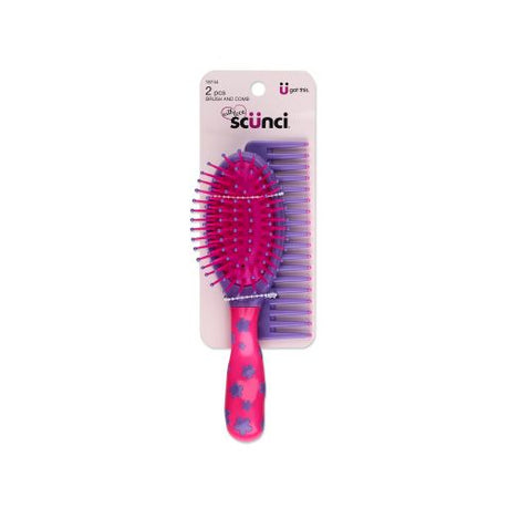 Scünci Girl Cushion Brush & Comb Set-043194187447-LR-201257-1-LR eShop