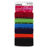 scünci Girl No Damage Hair Elastics - Assorted Neons, 30 count-043194231720-LR-292044-1-LR eShop