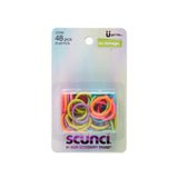 scünci Girl No Damage Hair Elastics Polybands - Assorted Colors, 48 count-043194222902-LR-192234-1-LR eShop