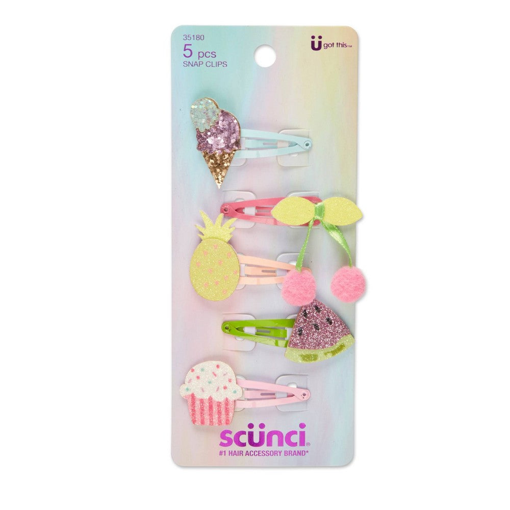 scünci Kids Fruit & Sweets Snap Clap, 5 count-043194351800-LR-340796-1-LR eShop