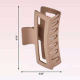 scünci Large Open Rectangle Claw Clip For Thick Hair - Matte Blush-043194601479-LR-354158-2-LR eShop