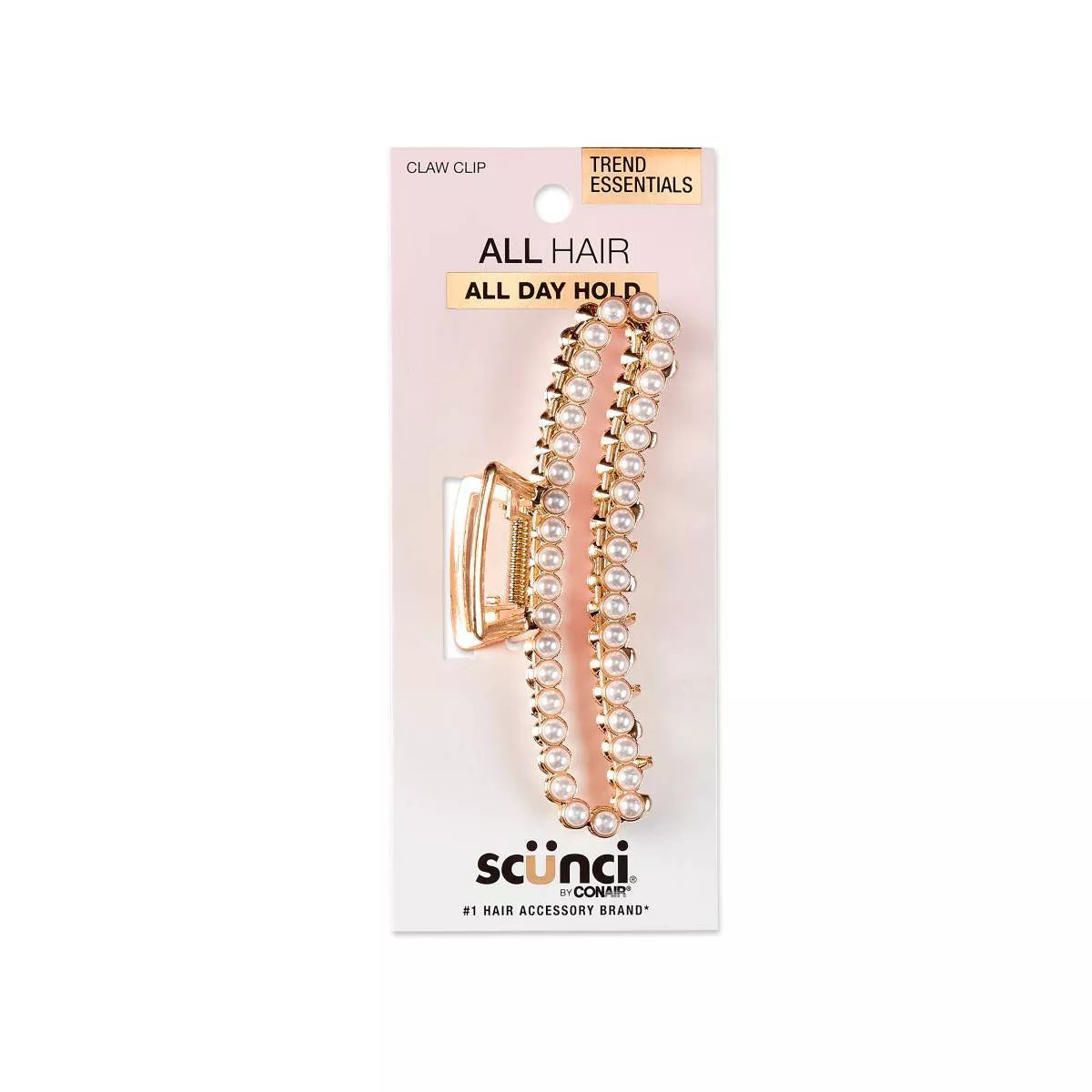 scünci Large Pearl Embellished Open Rectangle Claw Clip - Gold-043194601677-LR-355324-1-LR eShop