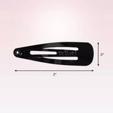 scünci Metal Snap Barrettes - Black, 12 count-043194169986-LR-179047-4-LR eShop