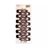 scünci Metal Snap Clip Barettes - Brown, 12 count-043194169993-LR-157066-1-LR eShop