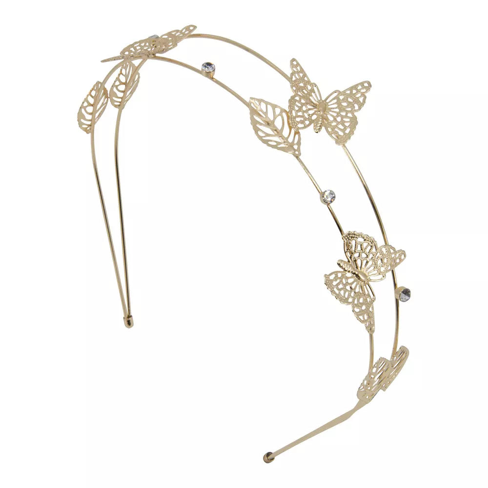 scünci Multi-Strand Stone Embellished Butterfly Metal Headband - Gold-043194703302-LR-352766-3-LR eShop