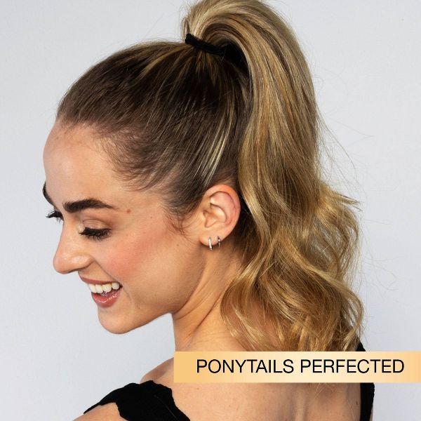 scünci No Damage 2X Stronger Elastic Hair Ties for All Hair - Black, 18 count-043194101412-LR-364128-6-LR eShop