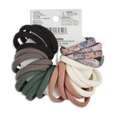 scünci No-Damage Elastic Hair Tie Ponytailers - Assorted Neutrals, 24 count-043194703203-LR-364140-4-LR eShop