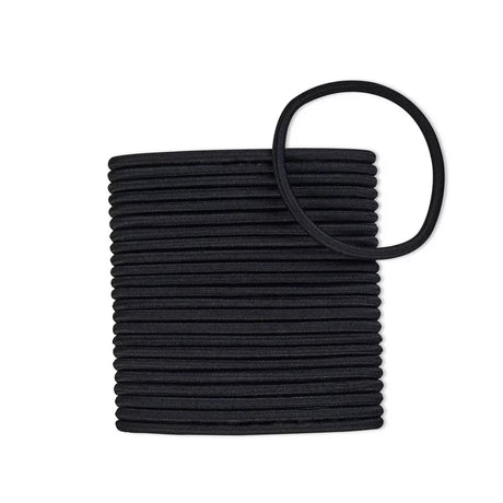 scünci No Damage Elastic Hair Ties - Black, 24 count-043194178292-LR-204211-2-LR eShop