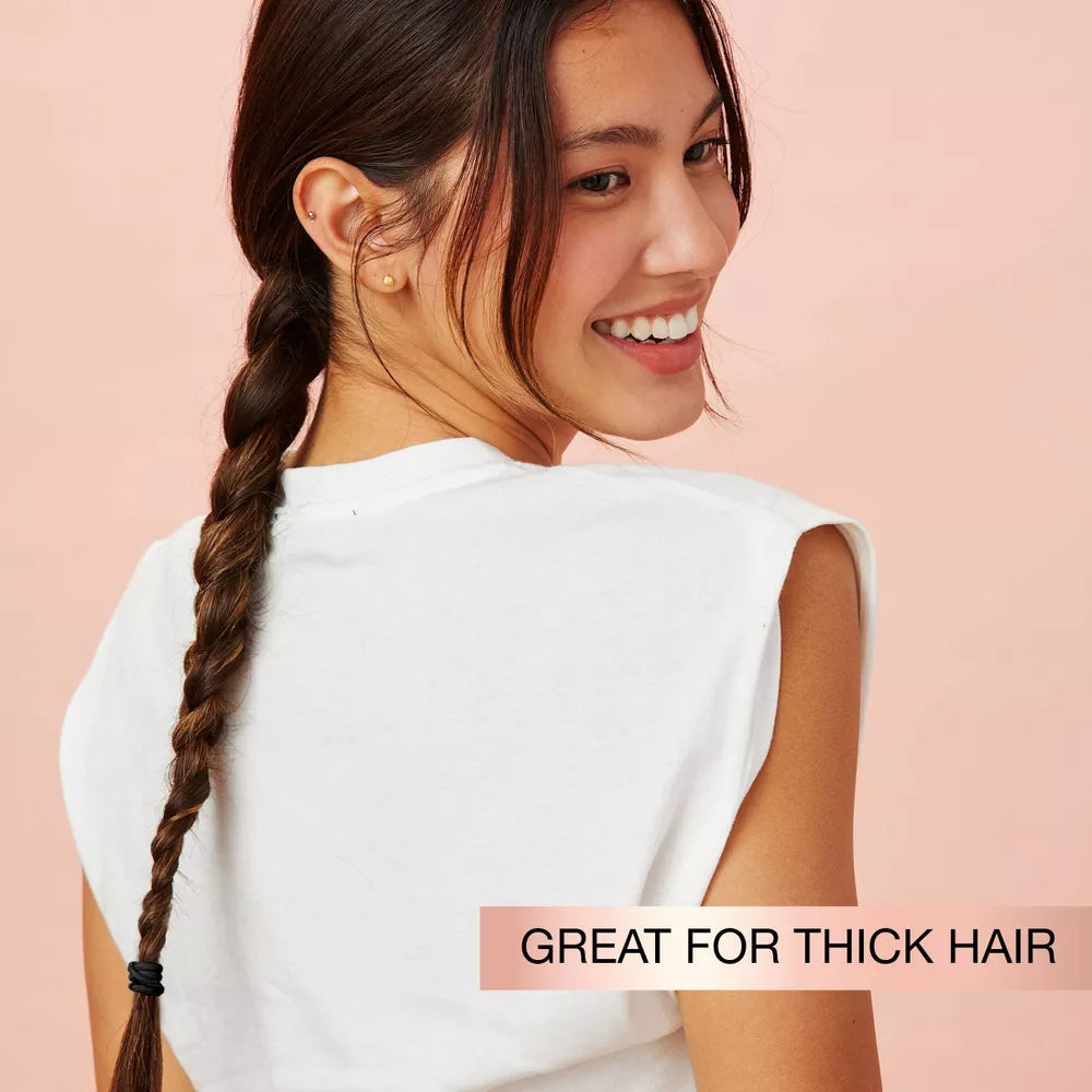 scünci No Damage Elastic Hair Ties - Black, 24 count-043194178292-LR-204211-3-LR eShop