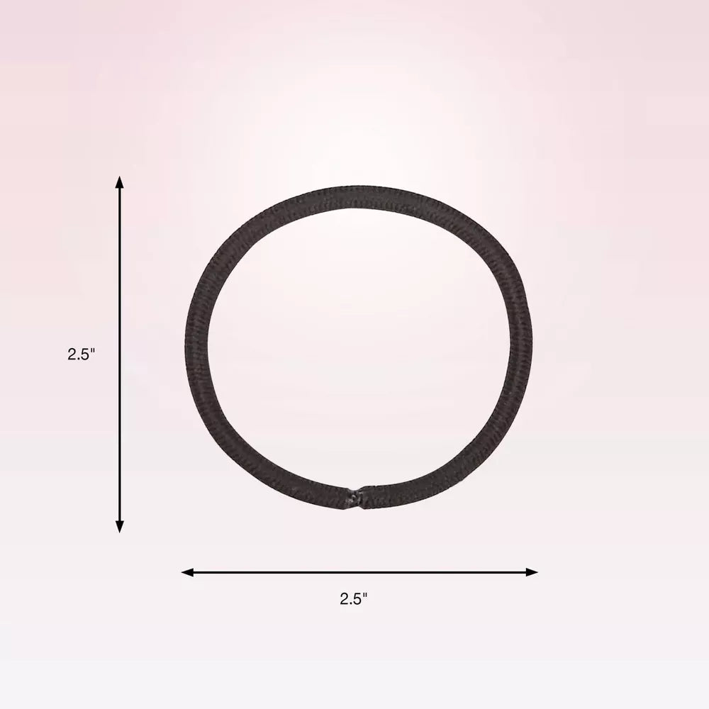 scünci No Damage Elastic Hair Ties - Black, 24 count-043194178292-LR-204211-4-LR eShop