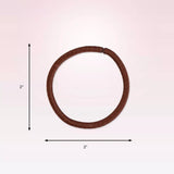 scünci No Damage Elastic Hair Ties - Brown, 18 count-043194167760-LR-165050-4-LR eShop