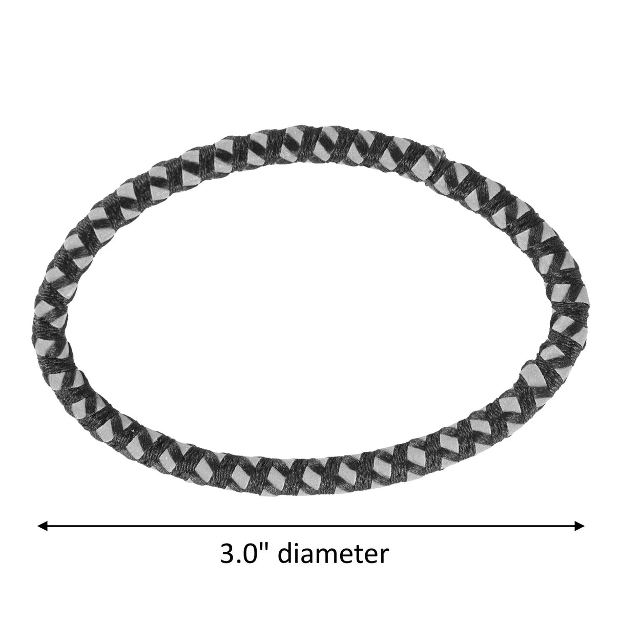 scünci No-Damage Elastic Stretch Hairbands - Black With Assorted Reflective, 30 count-043194398089-LR-335028-2-LR eShop