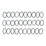 scünci No-Damage Elastic Stretch Hairbands - Black With Assorted Reflective, 30 count-043194398089-LR-335028-4-LR eShop