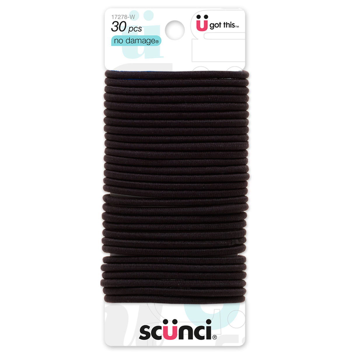Scünci No Damage Elastics, Black, 30 CT-043194172788-LR-192254-2-LR eShop