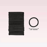 scünci No Damage Hosiery Elastic Ponytailer - Black, 12 count-043194101474-LR-360871-6-LR eShop