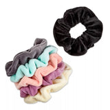 scünci No Damage Plush Velour Scrunchies - Neutrals, 6 count-043194351473-LR-348443-2-LR eShop