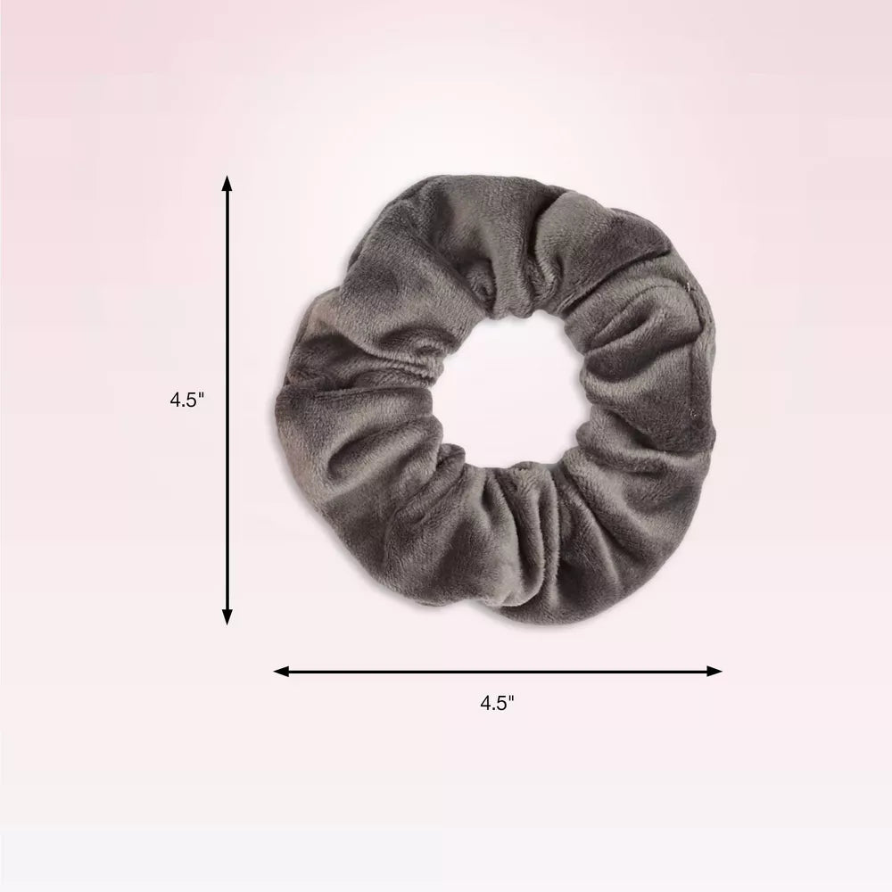 scünci No Damage Plush Velour Scrunchies - Neutrals, 6 count-043194351473-LR-348443-4-LR eShop