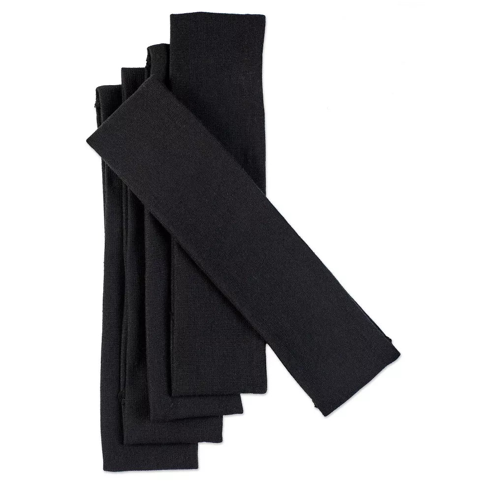scünci No Damage Stretch Fabric Headbands - Black, 5 count-043194385454-LR-354159-2-LR eShop