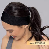 scünci No Damage Stretch Fabric Headbands - Black, 5 count-043194385454-LR-354159-3-LR eShop
