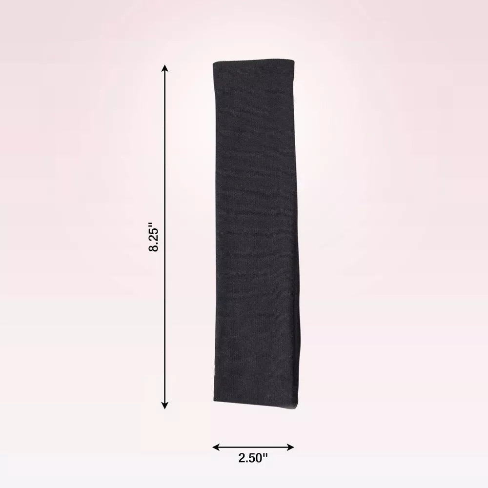 scünci No Damage Stretch Fabric Headbands - Black, 5 count-043194385454-LR-354159-4-LR eShop