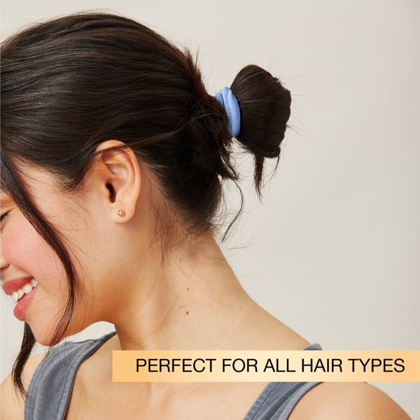 scünci No Damage Super Comfy Hosiery Elastic Hair Tie Ponytailers for All Hair - Assorted Colors, 12 count-043194104659-LR-361974-7-LR eShop