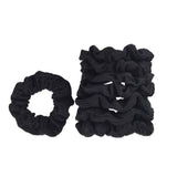 scünci No Damage Textured Scrunchies - Black, 8 count-043194383078-LR-274557-2-LR eShop