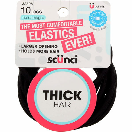 scünci No Damage Thick Hair Elastics, 10 count-043194325085-LR-331138-1-LR eShop