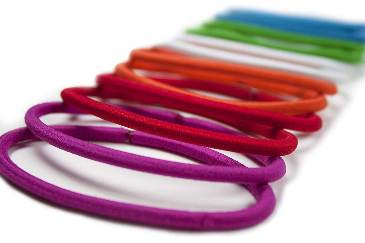 scünci No Damage Thick Hair Elastics - Assorted Brights, 24 count-043194178308-LR-204212-2-LR eShop