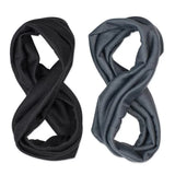 scünci No Damage Total Comfort Extra Wide Headbands - Gray and Black, 2 count-043194383801-LR-274379-2-LR eShop
