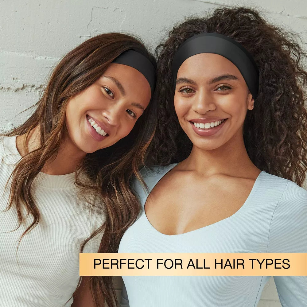 scünci No Damage Total Comfort Extra Wide Headbands - Gray and Black, 2 count-043194383801-LR-274379-6-LR eShop