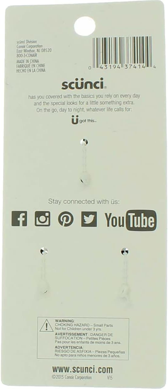 scünci No Slip Grip All Day Medium Hold Jaw Clips, 3 count-043194374144-LR-339166-2-LR eShop