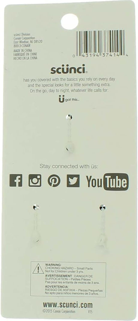 scünci No Slip Grip All Day Medium Hold Jaw Clips, 3 count-043194374144-LR-339166-2-LR eShop