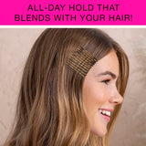 scünci No-Slip Grip Beautiful Blends Bobby Pins - Blonde & Brunette, 48 count-043194374229-LR-201262-4-LR eShop
