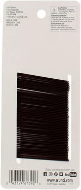 scünci No-Slip Grip Bobby Pins - Brown, 48 count-043194673926-LR-184488-2-LR eShop