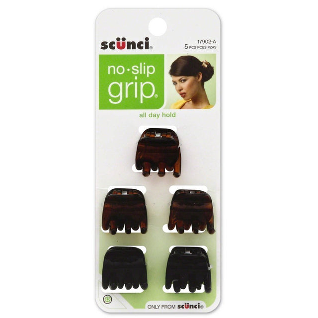 scünci No-Slip Grip Chunky Jaw Clips, 5 count-043194179022-LR-169662-1-LR eShop