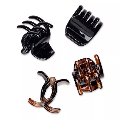 scünci No-Slip Grip Claw Clips - Tortoise and Black, 4 count-043194392209-LR-263876-2-LR eShop