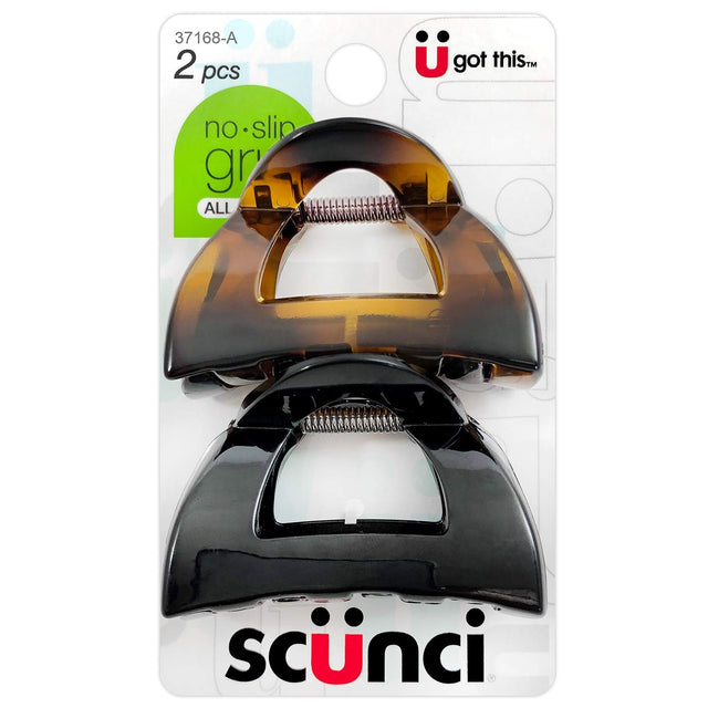 scünci No-Slip Grip Clutch Jaw Clips, 2 count-043194371686-LR-204299-1-LR eShop