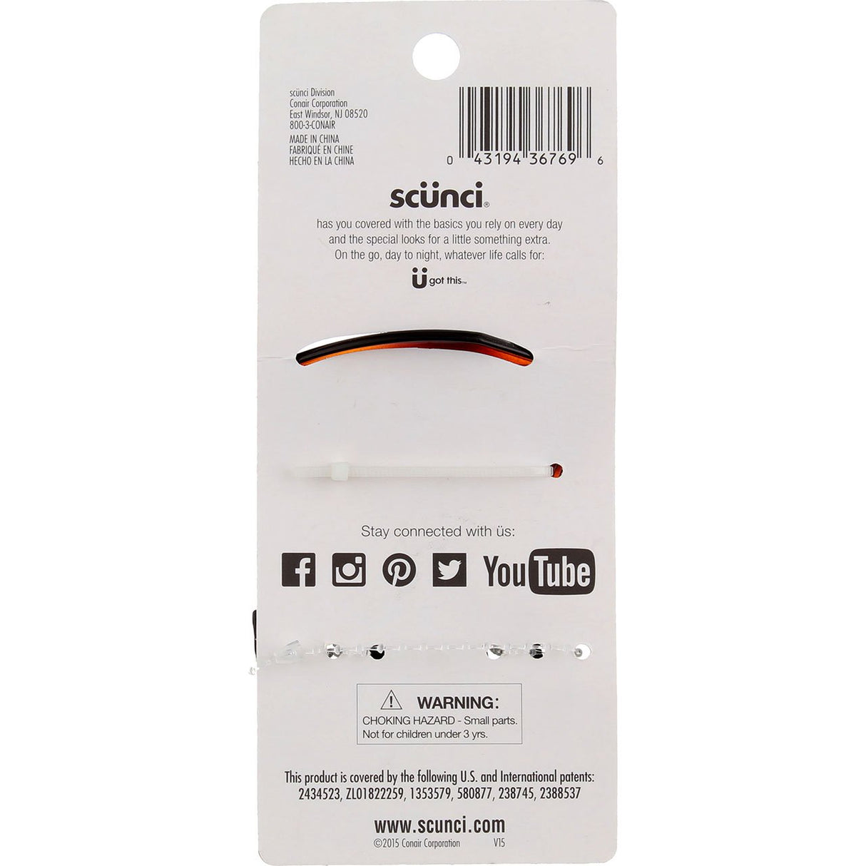 scünci No-Slip Grip Cover Hinge Jaw Clips, 2 count-043194367696-LR-192214-2-LR eShop