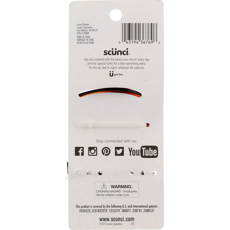 scünci No-Slip Grip Cover Hinge Jaw Clips, 2 count-043194367696-LR-192214-2-LR eShop