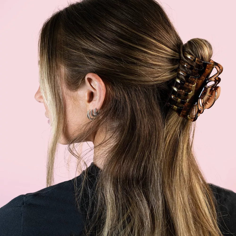 scünci No-Slip Grip Crown Claw Hair Clip - Brown-043194178360-LR-184146-4-LR eShop