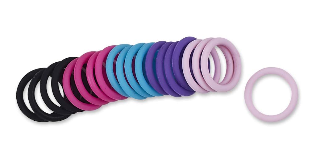 scünci No-Slip Grip Gel Evolution Mini Ponytailers - Assorted Colors, 20 count-043194392261-LR-249667-2-LR eShop
