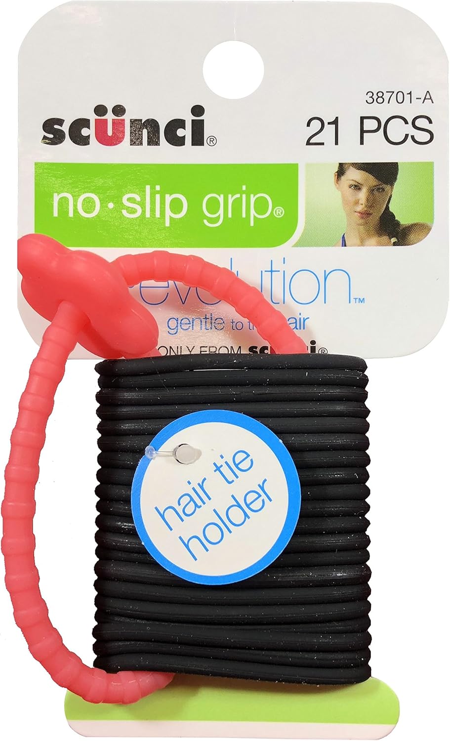 scünci No-Slip Grip Gel Evolution Ponytailers with Holder, 21 count-043194387014-LR-233762-1-LR eShop