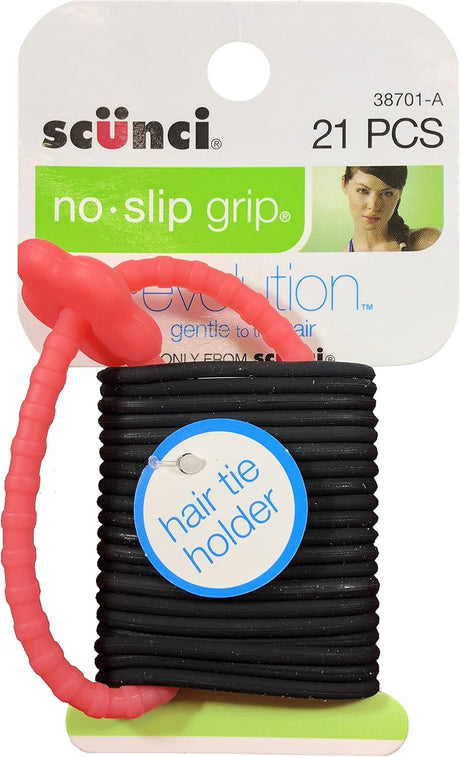 scünci No-Slip Grip Gel Evolution Ponytailers with Holder, 21 count-043194387014-LR-233762-1-LR eShop